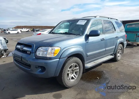 2005 Toyota Sequoia Limited V8 z USA, uszkodzony, nr VIN 5TDBT48A05S257068